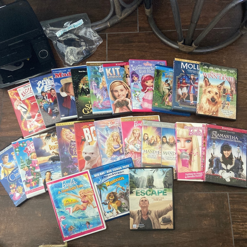 Movie bundle!! With DVD player